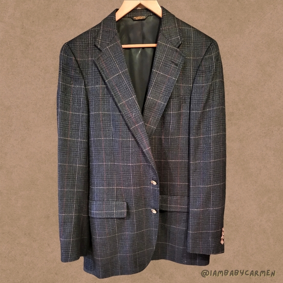 Gant Other - Gant Tailored Clothing - NWOT 100% Pure Wool Men's Gray Plaid Suit Jacket